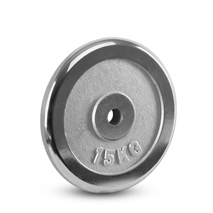 New Arrival Silver Cast Iron Barbell <b>Dumbbell</b> <b>Weight</b> Plate Fitness Gym Equipment with Free <b>Weights</b> Stainless Steel Material - Product Image 2