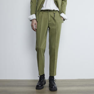 Vente chaude pantalons décontractés hommes nouveau pantalon élastique sans repassage hommes cheville longueur élastique hommes pantalons - Product Image 4