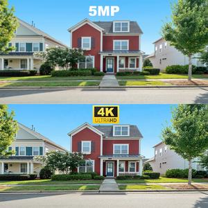 Kamera Peluru 4K Zoom 4X Lensa 2.8-12mm Penglihatan Malam Berwarna <span class=keywords><strong>40m</strong></span> Kompresi H265+ Tahan Air IP66 Kamera <span class=keywords><strong>CCTV</strong></span> 4k - Product Image 2