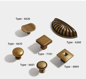 ידיות ארון ברונזה עתיקות בסגנון תעשייתי וינטג' אוניברסליות לדלתות מגירות לחדר שינה, שידות, ארונות מטבח ורהיטים - Product Image 3