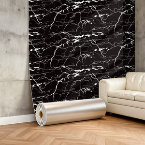 Papel Tapiz Autoadhesivo 3D con Patrón de Mármol Personalizado, Rollo de Papel Tapiz para Interiores, Sala de Estar, Dormitorio, Papel Tapiz Desprendible y Pegable para Paredes - Product Image 1