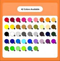 Étiquettes autocollantes blanches vierges de petite taille, vertes, rouges, jaunes, noires, roses, bleues, violettes et blanches, étiquettes en stock, impression couleur personnalisée