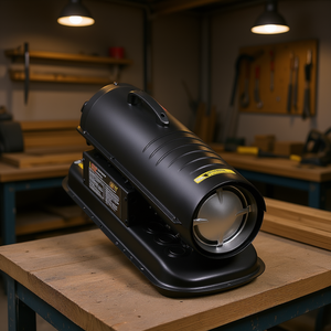 Calentador de Espacio Portátil Tipo Torpedo de 45000 BTU, 19 Galones, Diésel, Aire Forzado, para Taller y Construcción - Product Image 2