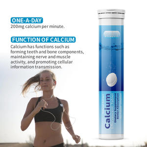 מותג מלאי פרטי תווית סידן טבליות ויטמין C טעם כתום 200 מ ג בתפזורת סידן טבליות - Product Image 3