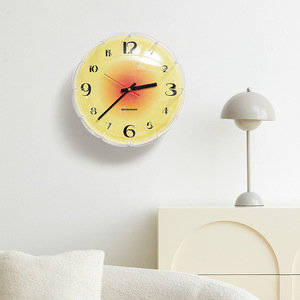 Wozoom Wall <b>Clock</b> Round Analog <b>Battery</b> Operated Living Room Decor - Product Image 1