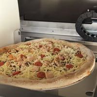 Barquettes à pizza en aluminium pour distributeur automatique de pizzas pré-cuites