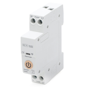 Interruptor de Circuito Inteligente WiFi TUYA de 63A, Protección Contra Sobrecorriente y Bajo Voltaje, Medición de Energía, Control Remoto Inalámbrico - Product Image 1