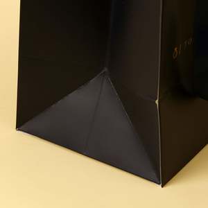 Professional Customized Coated Paper Jewelry Packaging Paper Bag with Ribbon Handle - Product Image 5