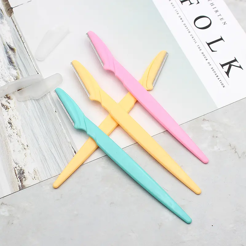 Триммер для бровей, бритва для бровей, лезвие для бритья, устройство для формирования бровей, бритва для лица, средство для удаления волос на лице для женщин, инструменты для красоты и макияжа