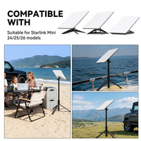 Support de trépied Starlink Mini avec adaptateur et rotation à 360° °   Support inclinable, compatible avec le terminal Starlink Mini, support portable pour utilisation en extérieur