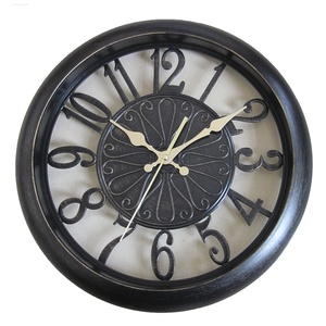 Zhangzhou Factory Horloge de <span class=keywords><strong>grand</strong></span>-père de style antique Horloge murale vintage avec mouvement à quartz et affichage d'aiguille - Product Image 4