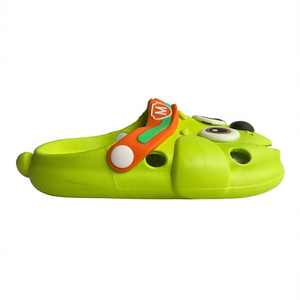 Ciabatte con stampa di animali dei cartoni animati per bambini, estive, antiscivolo, tomaia in plastica, intersuola in EVA, spessore suola 15 mm, punta tonda, taglie 24-35 - Product Image 1