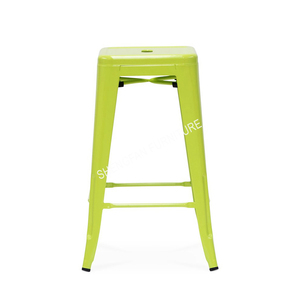 Taburetes de bar a granel apilables populares de proveedor Chino, taburete de Bar rojo <span class=keywords><strong>Tolix</strong></span>, taburetes y mesa de altura de mostrador de cocina de hierro - Product Image 3