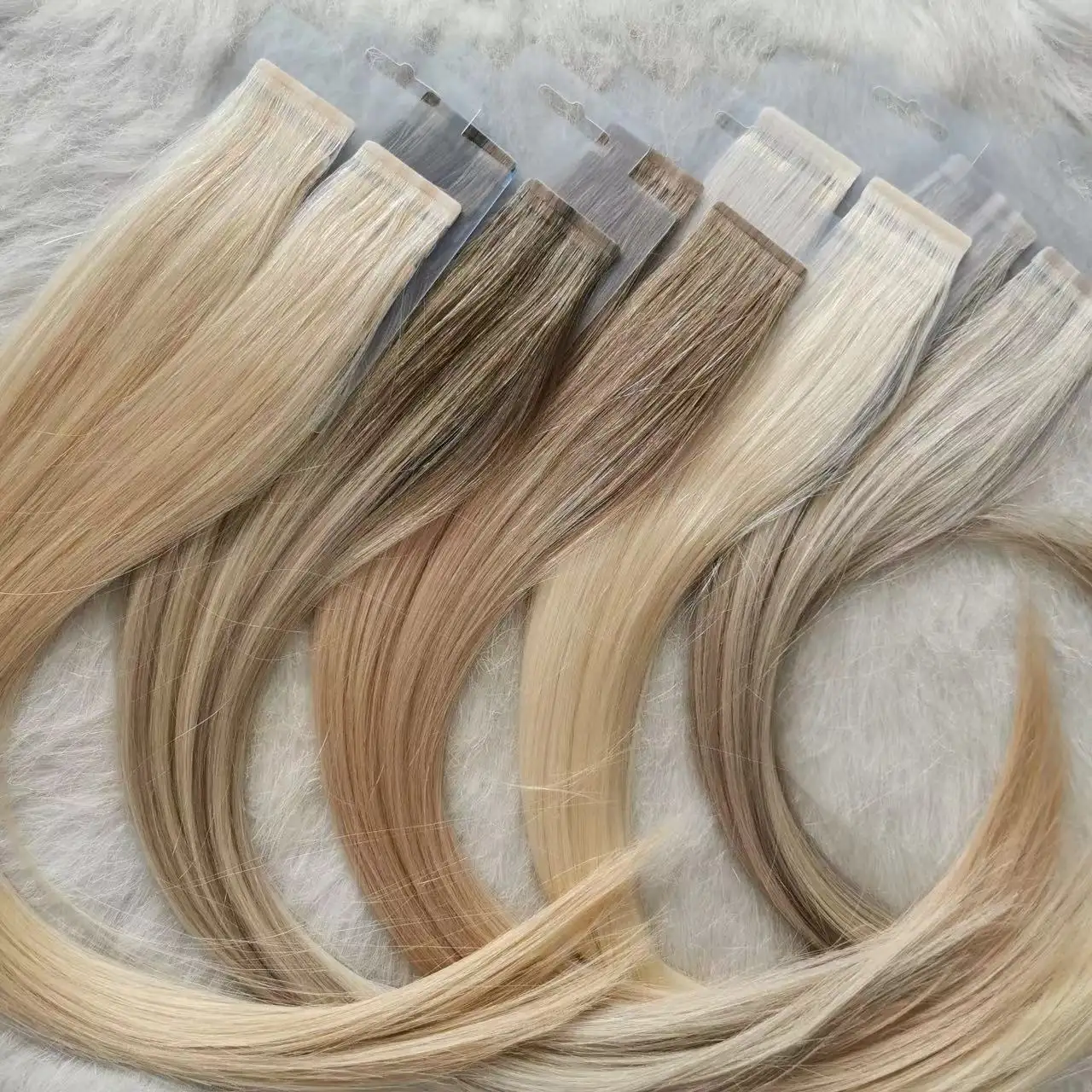 Extensões De Cabelo Humano Fornecedor Na China Alta Qualidade Virgem Cutícula Fita Invisível No Cabelo