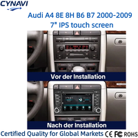 Navegación GPS de Doble DIN con Pantalla de 7 Pulgadas para Audi A4 S4 RS4 2000-2009, Reproductor de DVD Android para Automóvil, Radio