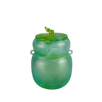 Pot à thé en verre créatif en forme de gourde unique, utilisant un procédé de déparaffinage, utilisé pour la décoration de la maison, services à thé