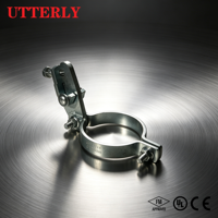 Collier de serrage UTT20 FM UL CE en acier au carbone galvanisé pour tuyauterie et sprinklers anti-incendie dans les matériaux de construction, prix usine