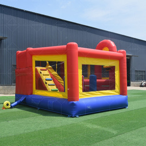 Structure gonflable commerciale avec toboggan et zone de saut <span class=keywords><strong>pour</strong></span> la <span class=keywords><strong>location</strong></span> de fêtes d'enfants - Product Image 4