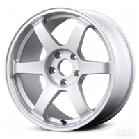 Jantes forgées Rays TE37 Saga SL Style Custom 15-23 pouces 18x9.5 Chrome Blanc 5x114.3 pour GTR JDM GR86 Racing Performance Mags