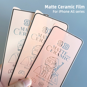 ฟิล์มเซรามิกแบบด้าน 9D คุณภาพสูง ป้องกันหน้าจอเต็มจอ สำหรับ iPhone 15 Pro Max และ Samsung S24 S25 - Product Image 3