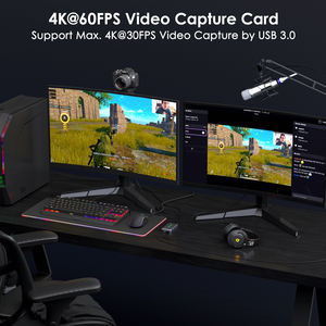 Carte de capture vidéo USB 3.0 1080p 60fps 4k <span class=keywords><strong>hdmi</strong></span> Commutation transparente RGB/HDR Couleur Caméra de sécurité Carte de capture vidéo - Product Image 6