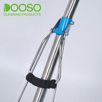 DOOSO Articles ménagers : Serpillère en éponge PVA pour nettoyage des sols avec manche télescopique et système d'essorage