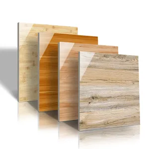 Высокое качество твердой древесины Имитация Текстуры 600*600 мм фарфоровая Глазурованная Напольная Плитка для спальни