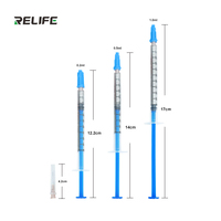 RELIFE HW31 Pâte de peinture conductrice argentée, colle pour fils, colle conductrice électrique, peinture adhésive, outils de réparation de circuits imprimés
