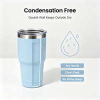 Gobelet isotherme de 40 oz avec couvercle à paille pour voiture, bureau, boissons froides