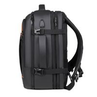 Sac à dos multifonctionnel extensible en PU avec logo personnalisé, idéal pour ordinateur portable, avec sangle dissimulée – Vente chaude directe usine