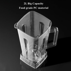 Licuadora de Alta Velocidad 3 en 1 con Vaso para Hielo y Carne de 1.8L, 1500W, 50000 RPM, para Uso Doméstico y Comercial - Product Image 5