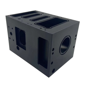 Piezas Metálicas CNC Personalizadas de Fábrica, Anodizadas en Negro, Caja de Cavidades Multicanal, Dispositivo de Automatización, Centro de Mecanizado CNC de Aluminio - Product Image 3