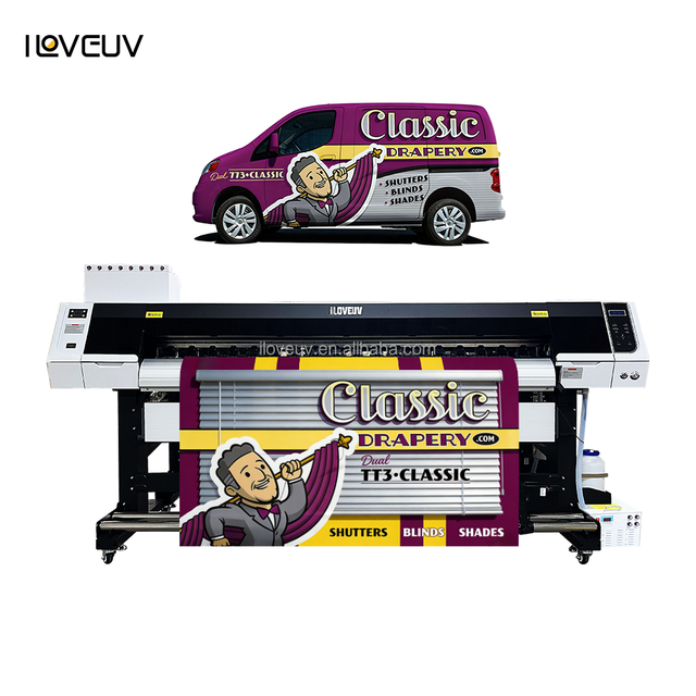 Large Format UV Roll Printer 1.8m for Banner Vinyl Canvas Soft Film Advertising Printing