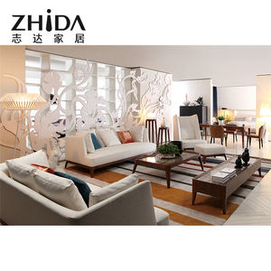 أفضل سعر الصانع تخصيص التصاميم الكلاسيكية غرفة المعيشة مرونة النسيج الخشبي فول مجموعة أريكة الأثاث - Product Image 3