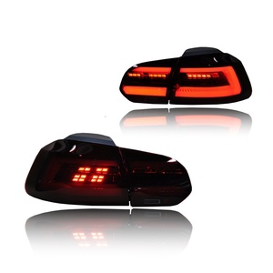 Lampe <span class=keywords><strong>arrière</strong></span> à signal <span class=keywords><strong>dynamique</strong></span> pour VW <span class=keywords><strong>Golf</strong></span> <span class=keywords><strong>6</strong></span> <span class=keywords><strong>LED</strong></span> TAIL LIGHT 2009-2013 Upgrade <span class=keywords><strong>Golf</strong></span> 8 Style - Product Image 1