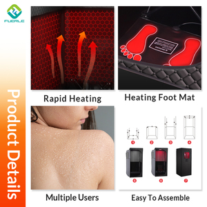 Fuerle製 新型 遠赤外線 ドーム型サウナ テント 赤色光療法 ドライサウナ ポータブルサウナ リラックス＆デトックス用 - Product Image 2