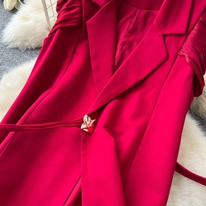Conjunto de Verano de 2 Piezas para Mujer, Top sin Mangas con Tiras y Pantalones de Cintura Alta, Ropa al por Mayor - Product Image 5