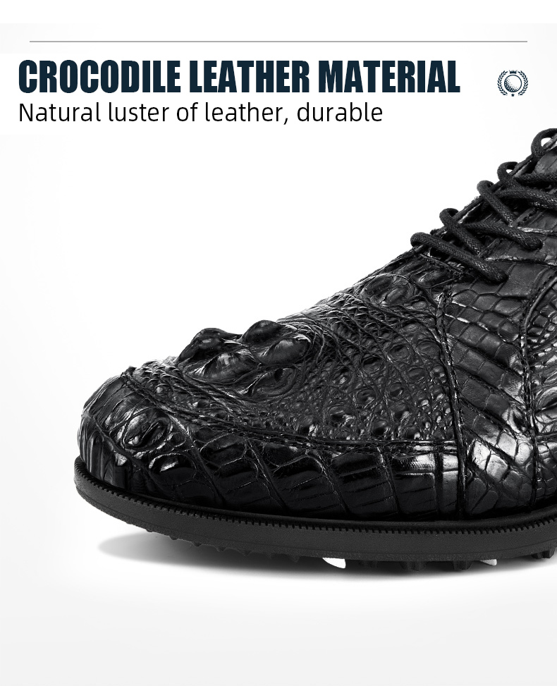 PGM XZ204 slip on golf shoes men 2022 genuine leather waterproof golf