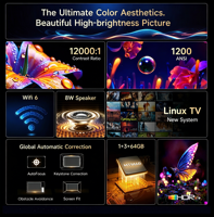 Projecteur intelligent A6, Linux Quad Core, WiFi6G, connexion sans fil ultra rapide, BT5 0, 4K 8K, zoom, home cinéma intelligent