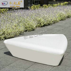 Nueva Silla Lounge Magic Stone Grc de 3 cm de Grosor, Diseño Moderno y Minimalista para Espacios Públicos al Aire Libre - Product Image 1