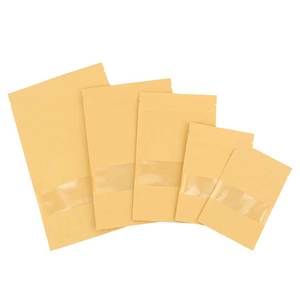 Logo stampato personalizzato riciclabile eco-friendly cartone imballaggio cibo sacchetto di carta bianco marrone Kraft regalo artigianale per la casa - Product Image 5