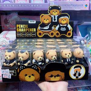 Pengasah Pensil Kartun Anime Sekolah, Pengasah Pensil Mini Praktis untuk Siswa, Pengasah Pensil Silikon Lubang Tunggal - Product Image 6