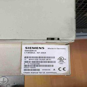 Module d'alimentation SIMODRIVE 611 6SN1123-1AA01-0FA1 / 6SN1123-1AA02-0FA1, neuf, original, vendeur Gold - Product Image 1