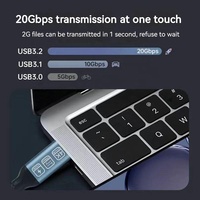 Cable USB-C 3.2 Gen2 de Nailon con Carga Rápida PD de 100W 5A 20Gbps, Conectores Chapados en Oro para Computadora y Laptop - Longitud Personalizable