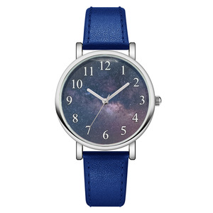 Moda cielo estrellado 12 Constelaciones cinturón impermeable estudiante cuarzo nuevo reloj de pareja al por mayor - Product Image 2