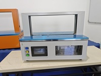Machine de cerclage silencieuse et écologique de qualité alimentaire à commande PLC avec moteur mécanique silencieux pour environnement calme et emballage bois