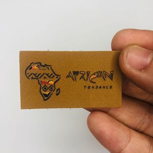 <strong>Custom</strong> Embossed Foil Stamping Logo PU Leather <strong>Label</strong> Brand logo Leather Patch for Hat Luggage <strong>Jeans</strong> - Product Image 2