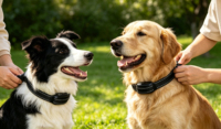 Collar de Adiestramiento para Perros a Distancia, Resistente al Agua IP67, con Vibración, Sonido y 3 Modos, Antiladridos, Corrector de Comportamiento para Mascotas