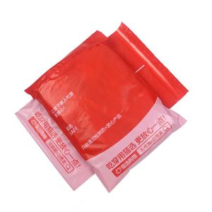 New Fashion Red Customized Ldpe Courier <b>Bag</b> Durable Biodegradable Waterproof Pe Mailer <b>Bag</b> for Clothes/Box/Shoe Packaging - Product Image 3