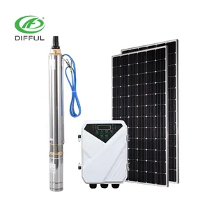 Solar Deep Well Water Pump 24 Volt 48v Submersible Dc Solar Water Pump Manufacturer